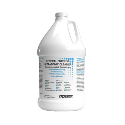 Crosstex - General Purpose Non-Ammoniated Ultrasonic Cleaner, 10:1 Concentrated 1 Gallon