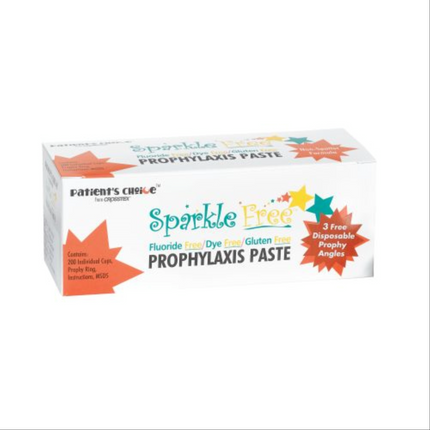 Sparkle Free Prophy Paste, with Xylitol, Gluten-Free, Coarse, Cinnamon, 200/Pk, UPSFCC