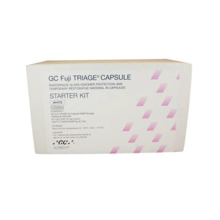 GC Fuji TRIAGE White Capsules Starter Kit - Self Adhesive Radiopaque Glass