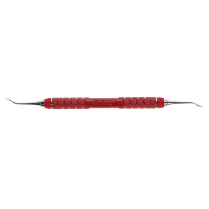 Sickle Scaler, Double-Ended, # 3 Nevi, Posterior, # C8 Resin8 Colors EverEdge 2.0, Red, 1/Pk, SCNEVI3C8E2