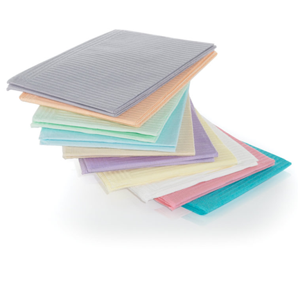 Medicom - Dry-Back Plus Medicom Laveneder plain rectangle (13" x 18") 3 ply Paper/1 ply, 8380