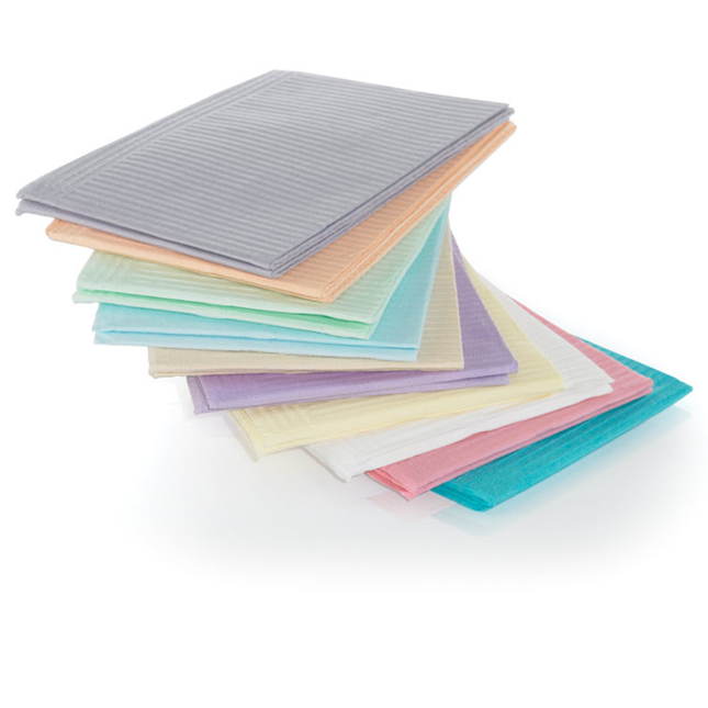 Medicom - Dry-Back Plus Medicom Laveneder plain rectangle (13" x 18") 3 ply Paper/1 ply, 8380