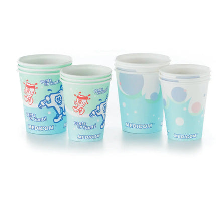 Medicom - Medicom Healthy Teeth 5 oz. Poly Coated Paper Cups, Case of 1000