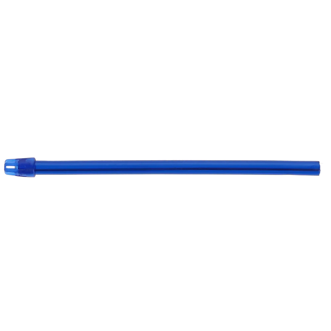 Medicom - SafeBasics 6" Saliva Ejectors Clear Blue w/ Blue Tip 105/Pk. Easily shapes