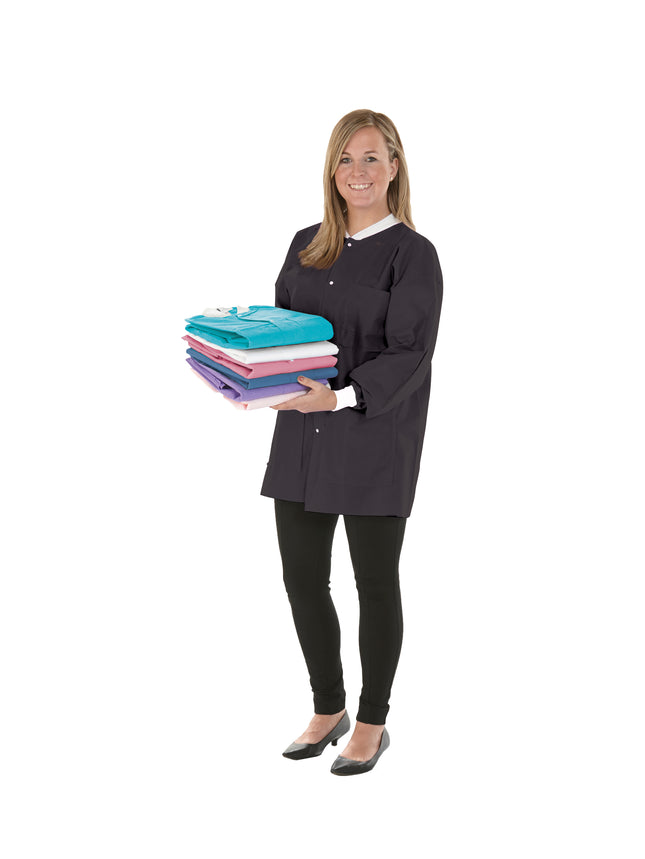 SafeWear Disposable Hipster Jacket, Small, Jet Black, 12/Pk, 8118-A (Discontinued)