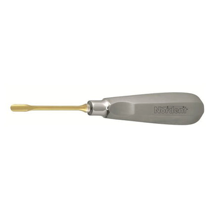 Nordent - 5 mm Straight, Titanium Nitride Coated Luxating Elevator with Stainless