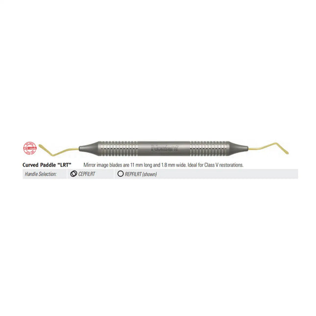 Nordent - LRT Curved/Flexible Blades, Double End Titanium Nitride Composite