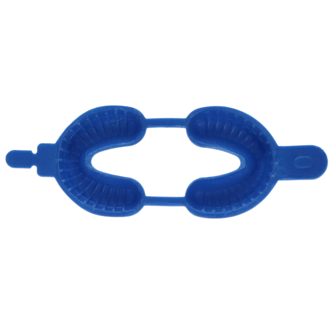 Plasdent - Fluoride Trays - Double Arch, Large Blue 100/Pk. An easy-to-use fold
