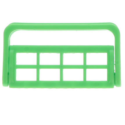 Plasdent - Bur Caddy - Neon Green 1/Pk. Adjustable Bur Caddy. Designed to hold