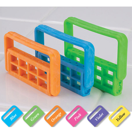 Bur Caddy, Autoclavable, 12-Hole, FG/RA, Neon Yellow, 1/Pk, 400BC-3N