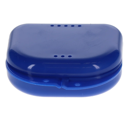 Plasdent - Chroma Retainer Box - Dark Blue, 3-1/8"W x 3"L x 1"H, Package of 12 Boxes