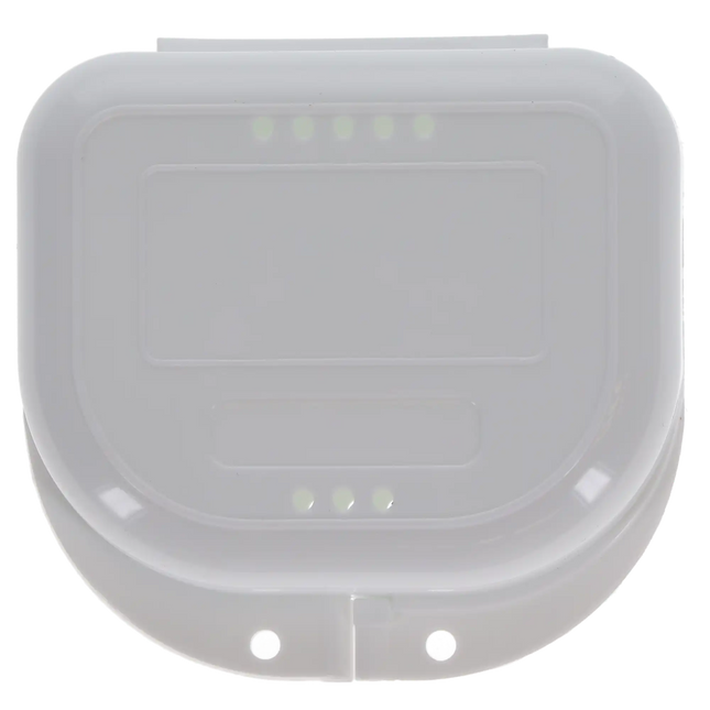 Plasdent - Chroma Retainer Box - White, 3-1/8"W x 3"L x 1"H, Package of 12 Boxes