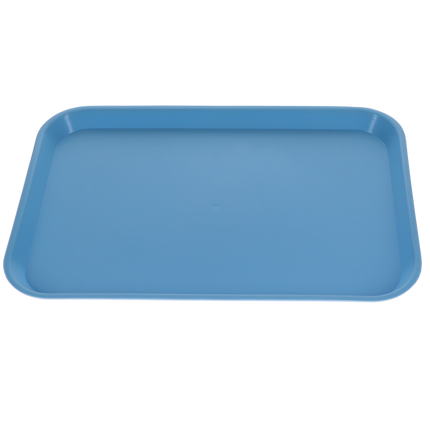 Set-Up Plastic Flat Trays, # E, Midwest, Blue, 1/Pk, 300EF-2