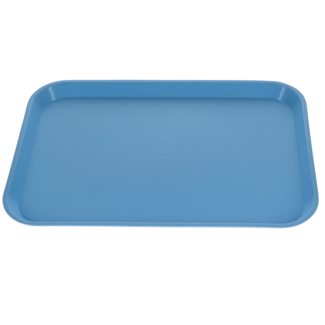 Set-Up Plastic Flat Trays, # E, Midwest, Blue, 1/Pk, 300EF-2