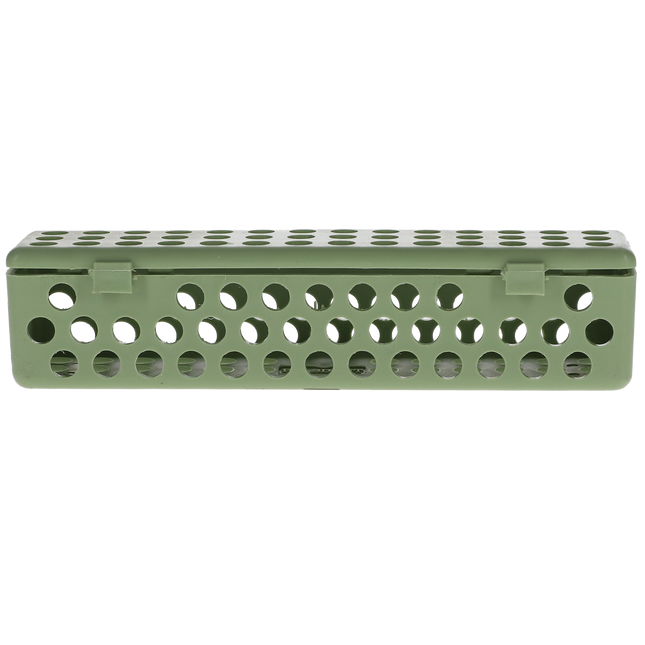 Instrument-Steri Container, with Snap Shut Lid, 8" x 1 3/4" x 1 3/4", Green, 1/Pk, 203SC-4