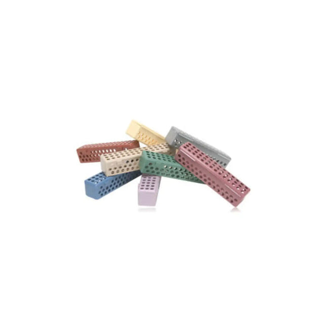 Plasdent - Instrument Steri Container - White, 8" x 1-3/4" x 1-34", with Snap