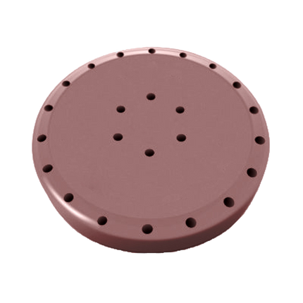 Magnetic Bur Block, 28 Burs Capacity, Large Round, Mauve, 1/Pk, 400BL-10