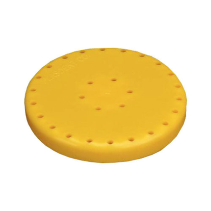 Magnetic Bur Block, 28 Burs Capacity, Large Round, Neon Yellow, 1/Pk, 400BLS-3
