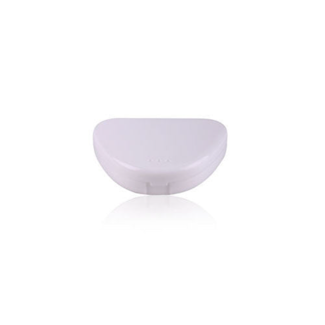 Mini Retainer Box, Plastic with Hinged Lid, 3" x 2 1/2" x 5/8", White, 12/Pk, 200MN-1