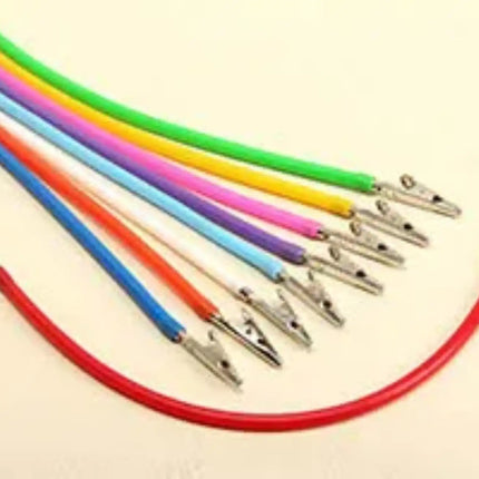 Plasdent - Napkin Holders - Red Silicon Tubes with Metal Clips, 17.5 inch, Single