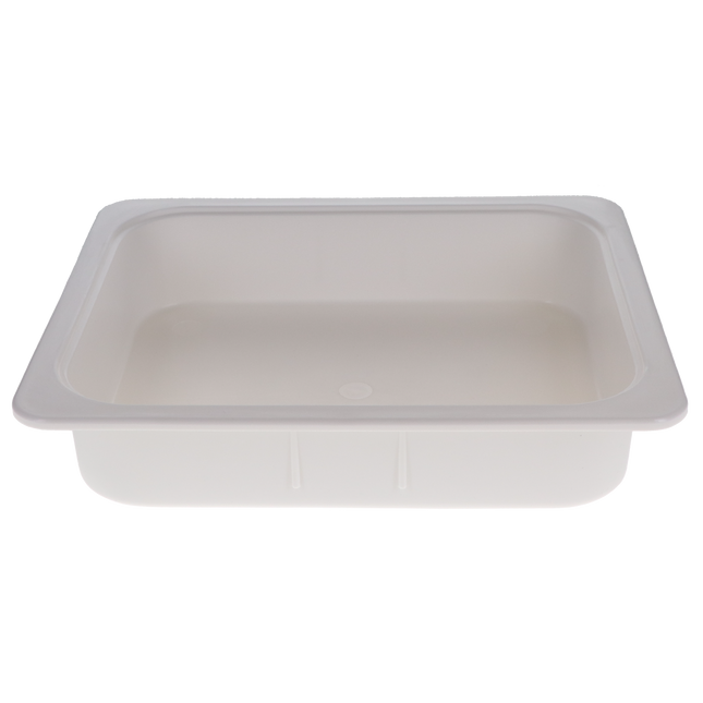 Plasdent - Operation Tub WHITE 9-3/8" x 11-1/2" x 2-5/8" with 3/4" Lip, 500TB-1