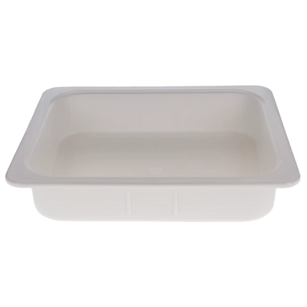Plasdent - Operation Tub WHITE 9-3/8" x 11-1/2" x 2-5/8" with 3/4" Lip