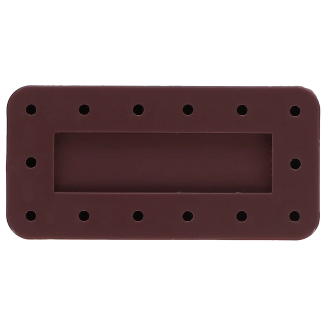 Plasdent - Rectangular Bur Block - Mauve, Magnetic, 14 Burs Capacity, Dimension