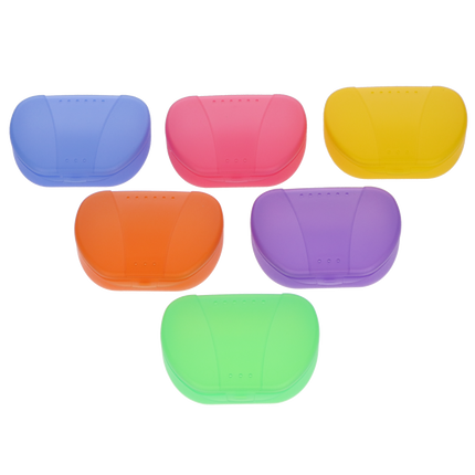 Plasdent - Retainer Boxes - Translucent Tropical Colors 12/Box. Feature precise, TC2002-TCA