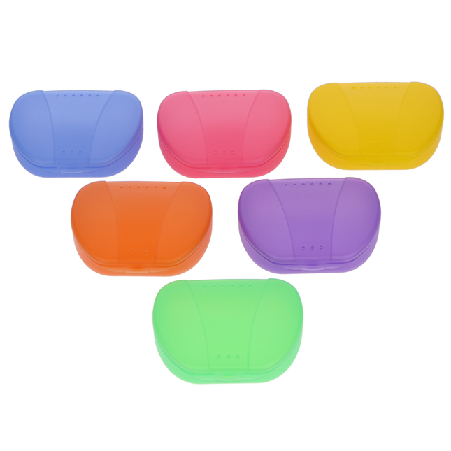 Plasdent - Retainer Boxes - Translucent Tropical Colors 12/Box. Feature precise, TC2002-TCA