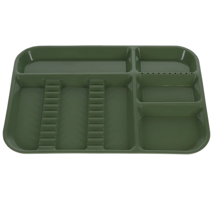 Plasdent - Set-up Tray Divided Size B (Ritter) - Green, Plastic, 13-1/2" X 9-5/8"