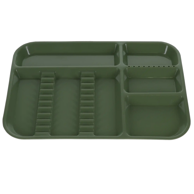 Plasdent - Set-up Tray Divided Size B (Ritter) - Green, Plastic, 13-1/2" X 9-5/8"