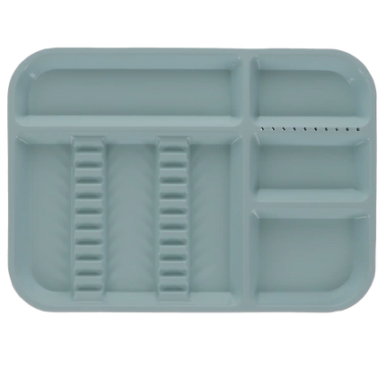 Plasdent - Set-up Tray Divided Size B (Ritter) - Pastel Sea Green, Plastic