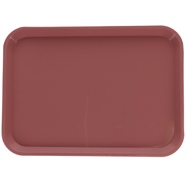 Plastic Set-Up Trays, Ritter, Flat, # B, 13 3/8" x 9 5/8" x 7/8", Coral, 1/Pk, 300BF-6