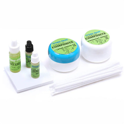 Prime-Dent - Chemical Cure Composite Kit 15/15g with Bonding. Highly filled