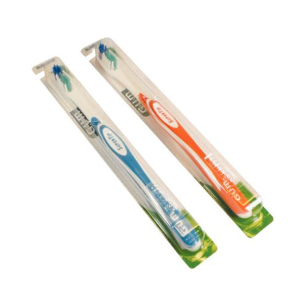 GUM DomeTrim Toothbrush, Sensitive Bristles, Compact Head, 12/Box, 465PG
