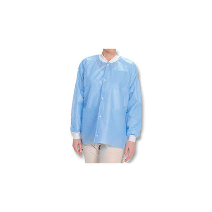 Valumax - Easy-Breathe Lab Jacket Ceil Blue Medium 10/Pk