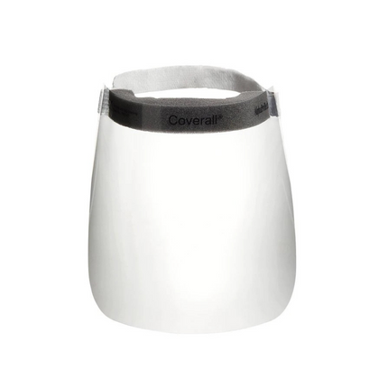 Critical Cover Coverall Full Face Shields w/ Comfort Band 25/Bx, 2807