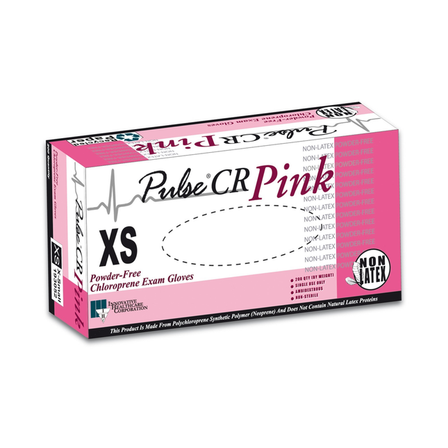 Pulse CR Polychloroprene Pink Small 200/Box