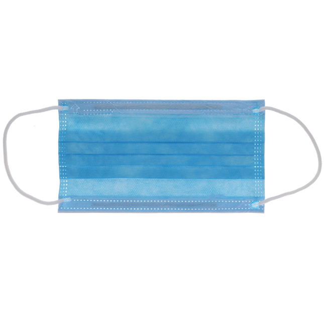 SafeMask SofSkin Level-3 Masks 50/Bx Blue, 2087