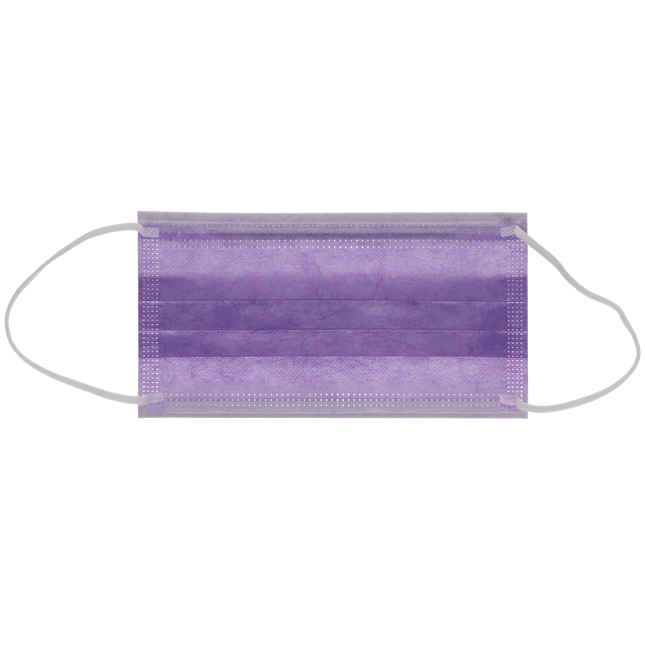 SafeMask SofSkin Level-3 Masks 50/Bx Lavender, 2089