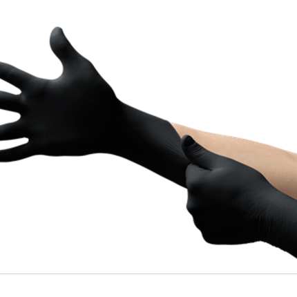 Midknight PF Nitrile Black Exam XX-Large 100/Bx