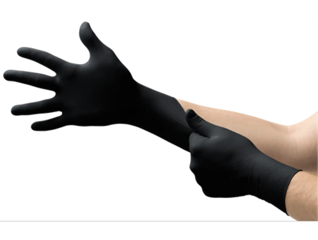 Midknight PF Nitrile Black Exam XX-Large 100/Bx