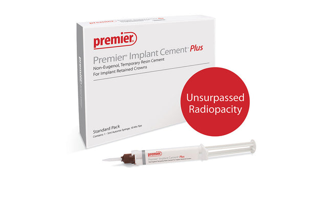 Implant Cement Plus, Value Pack, 5 ml, Pink, 3/Pk