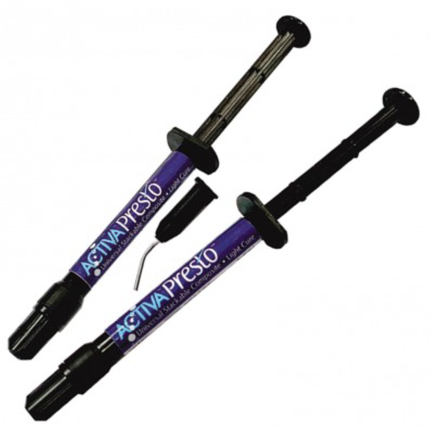 ACTIVA Presto Universal Stackable Composite, LC, Syringe Kit, Universal Viscosity, 1.2 ml, B1, 2/Pk, VPF1B1