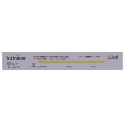 Chemical Multi-Variable Indicator Type-4, Class 4, 250 Double-Strips/Bag, WTL198-0081