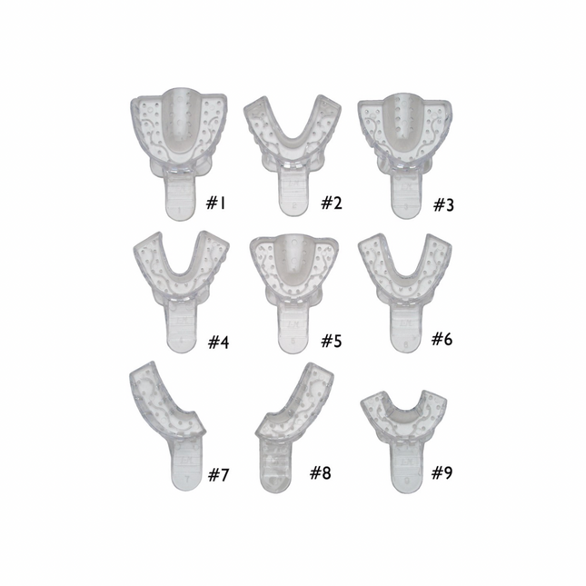 Vista Clear Plastic Impression Tray #9 Anterior 12/Bg, 310009