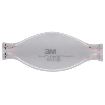 3M Particulate Respirator 1870+, N95, 20/Box
