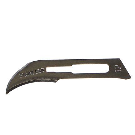 Glassvan, Sterile, Surgical Blades, Stainless Steel, # 12B, 100/Pk, 3001T-12B