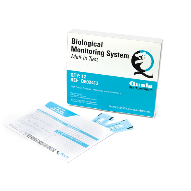 Biological Monitoring Mail-In, 1 test strip, 1 control strip, postage not included, 52 Tests/Pk
