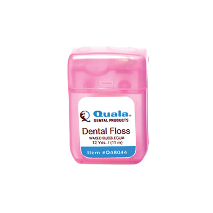 Quala - Nylon Floss, Waxed Bubblegum, 12 yds, 72/cs